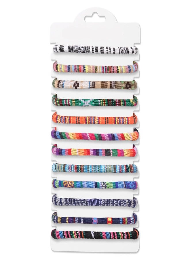 Raicegs 12PCS Friendship String Bracelets for Teen Women Man Boho Surfer Beach Bracelets Anklets Set Handmade Bracelets Bulk Jewelry for Women Man - Image 1